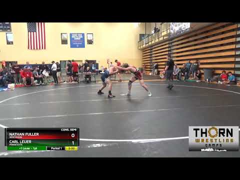 Junior Men 160 Nathan Fuller Wisconsin Vs Carl Leuer Minnesota