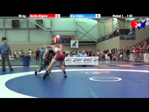 Dustin Kilgore vs. Alex Najjar at 2013 ASICS University Nationals - FS