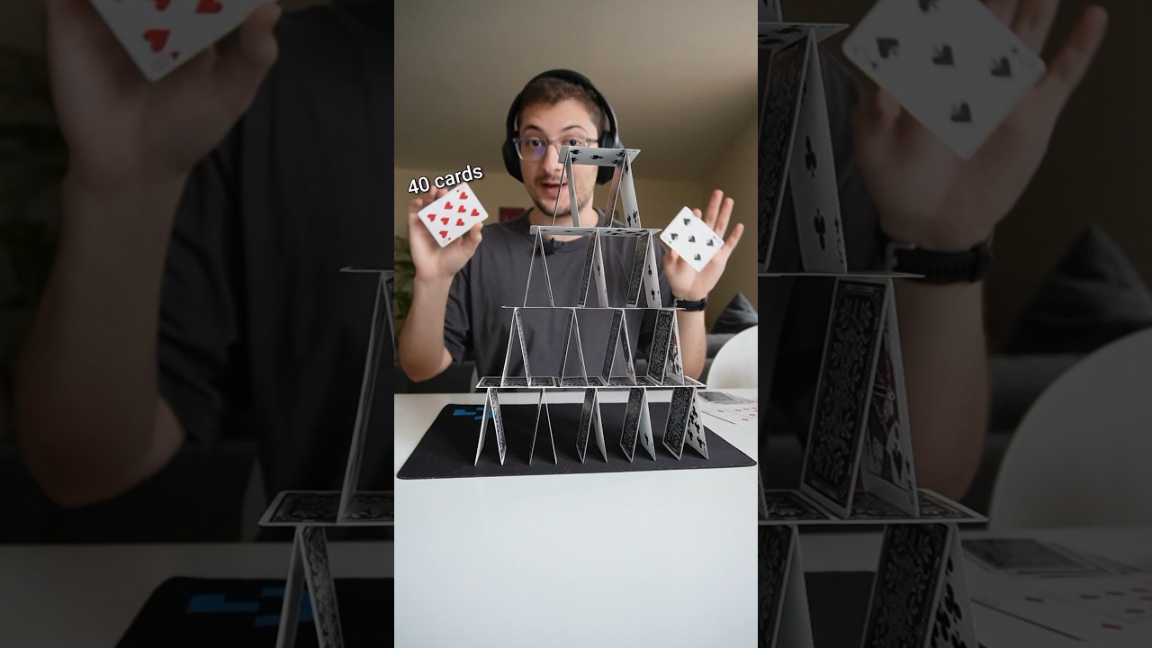 2 vs 40 Cards House of Cards