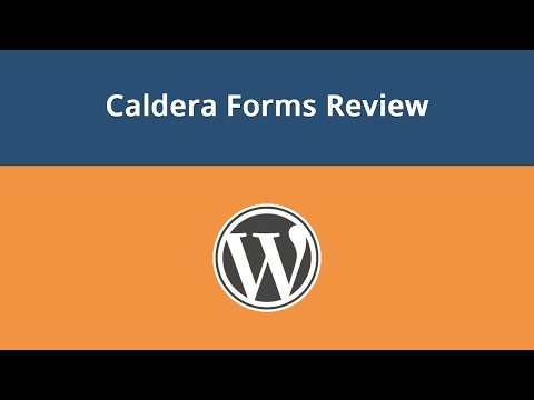 Review of Caldera Forms for WordPress