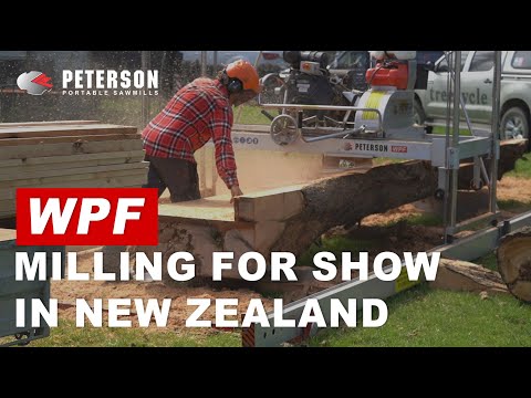 Milling for show with a Peterson 10" Swingblade Sawmill