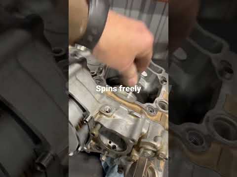 Bottom End is rebuilt on the YFZ 450