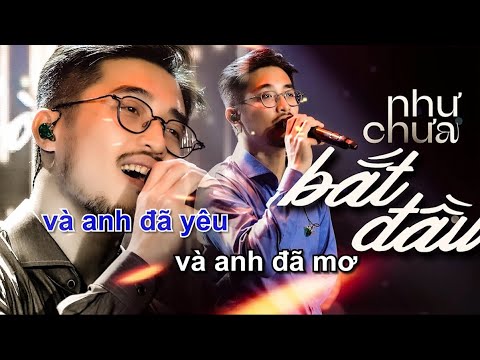 Như chưa bắt đầu Karaoke - Vũ Live MâySàiGòn
