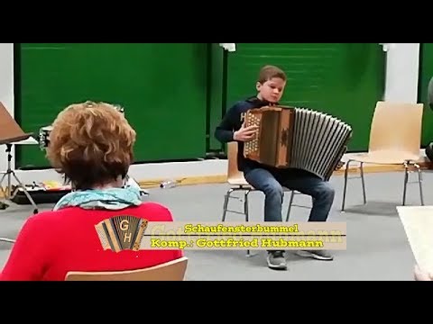 Clemens Gruber - Harmonikaklasse Gottfried Hubmann - "Schaufensterbummel" - Komp. G. Hubmann