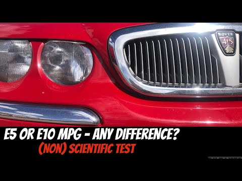 Rover 45 MPG Test - SHOCK RESULTS! - E5 Fuel Compared To E10.
