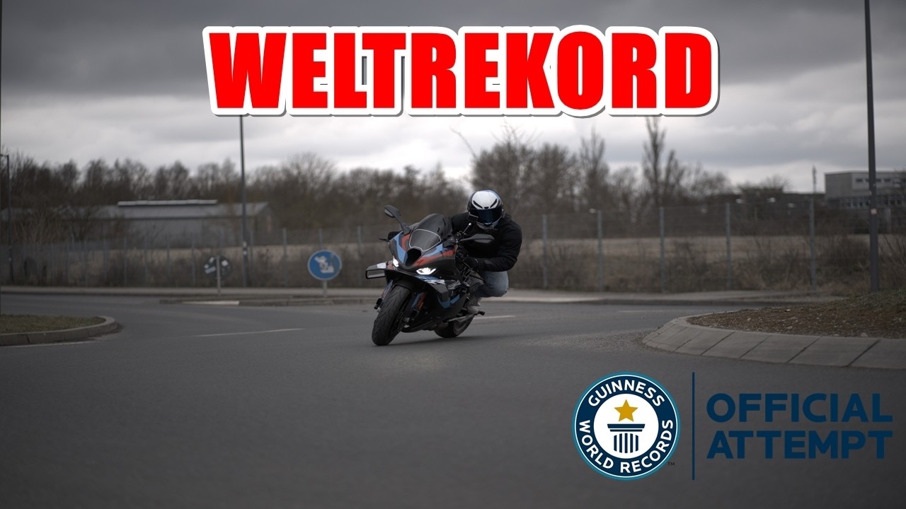 Ich fahre solange im KREISVERKEHR bis ich den WELTREKORD breche