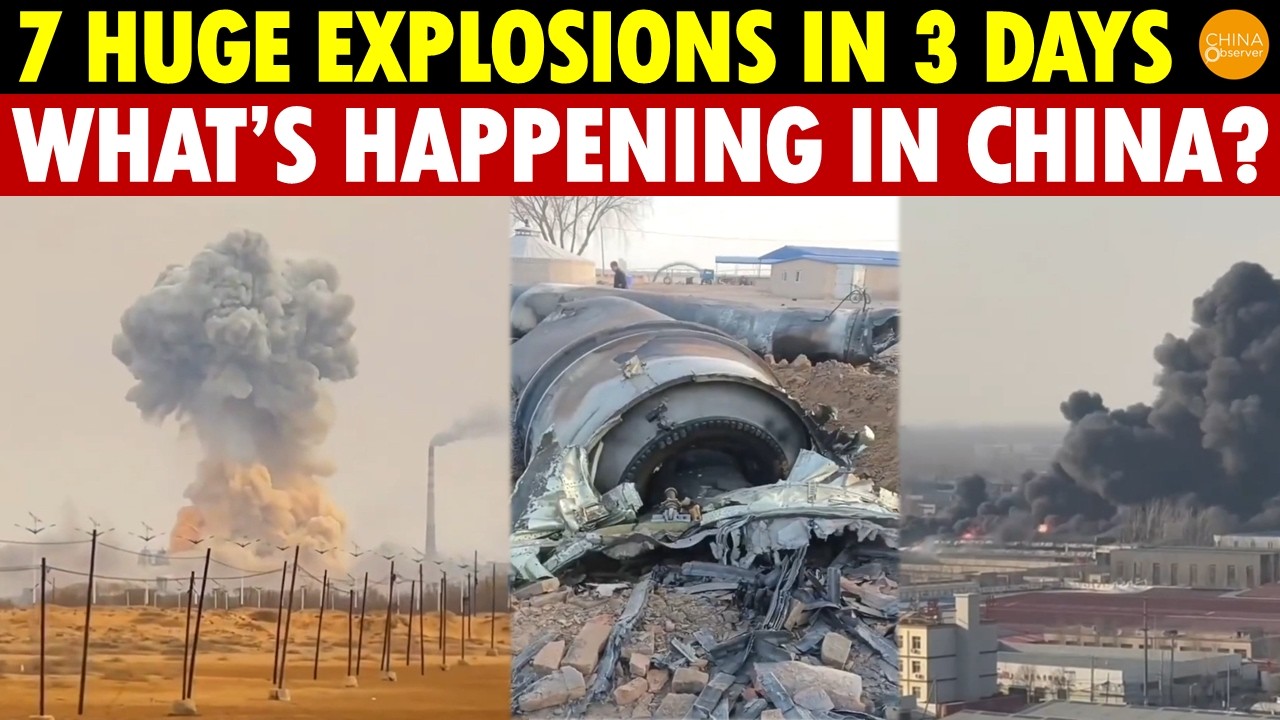 7 Huge Explosions in 3 Days, Mushroom Clouds Rising—What’s Happening in China?