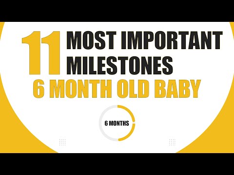 11 important milestones 6 month old baby
