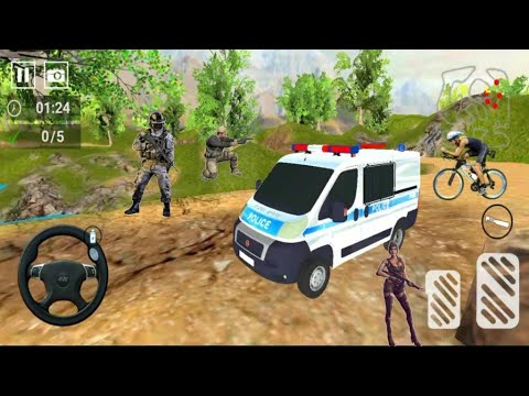 Offroad American Police Van Driving 2021🚚🚍Polis Jeep Araba Sürüş Simülatörü🚚🚍Android Gameplay