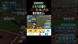 2006WBC日本代表選手パワーTOP3【パワプロ2026】#shorts
