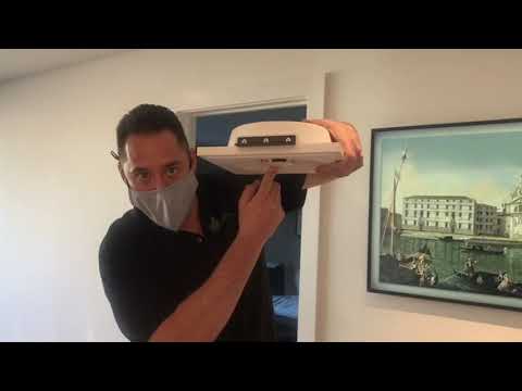 Cosmo smoke alarm flush mount