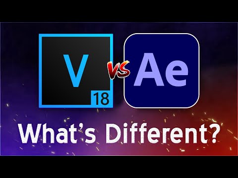 VEGAS Pro 18 VS After Effects 2020 - What's Different