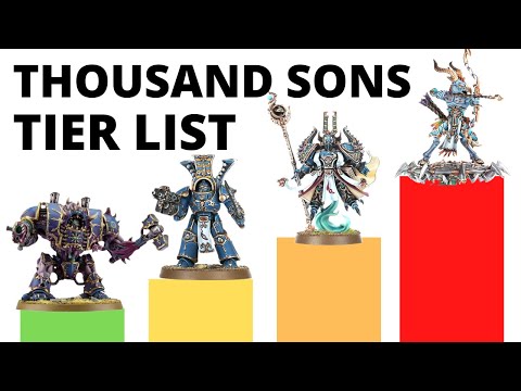 Codex Thousand Sons Unit Tier List for Warhammer 40K 10th Edition - Strongest and Weakest Units?