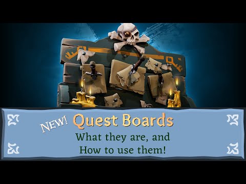 How to use the Quest Board in Sea of Thieves