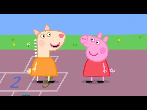 Peppa Learns German and Paints Families 🖌️ | Peppa Pig Full Episodes