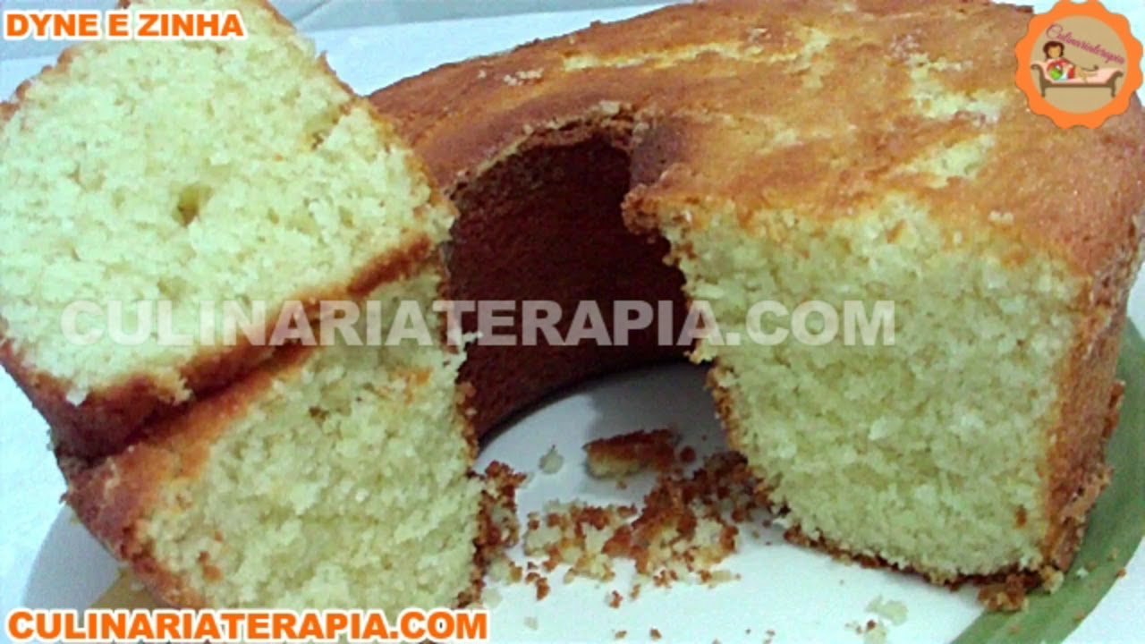 Bolo Fofinho Amanteigado De Coco Culinária Terapia