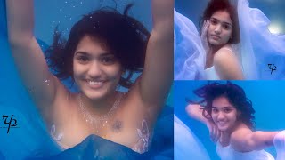 Actress Saniya Iyappan Underwater Photoshoot video