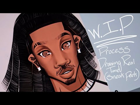W.I.P | In process REAL TIME DRAWING SNEAK PEEK!😀