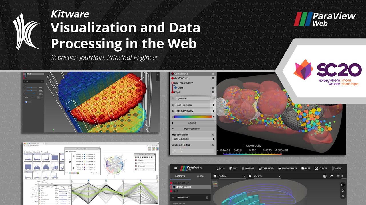 SC20: Visualization and Data Processing in the Web