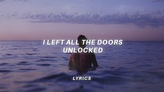 i left all the doors unlocked and you said (tiktok version) lyrics | Justine Skye - Collide sped up