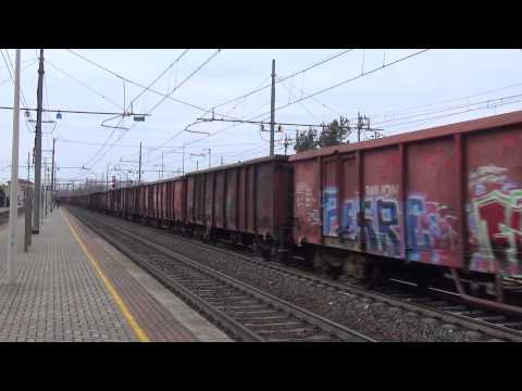 EU43-004 RT. CON MERCI IN TRANSITO A DOMEGLIARA (VR) 21 - 2 - 2015.