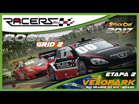 Racers AV | Stock Car Rookie | Grid 2 | Etapa 02/12 - Velopark/RS