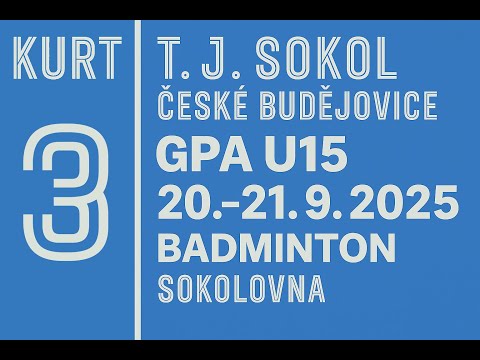KURT 3 | GPA U15 České Budějovice | sobota 20.9.2025