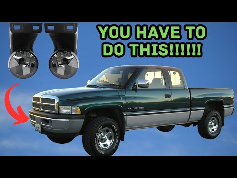 94-02 2ND GEN Dodge Ram fog light upgrade FOR CHEAP!!!