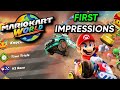I FINALLY PLAYED MARIO KART WORLD First Impressions