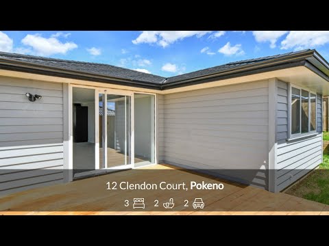 12 Clendon Court, Pokeno, Waikato, 3房, 2浴, 独立别墅