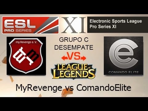 EPS XI - MyRevenge vs ComandoElite - Desempate - Grupo C - League of Legends