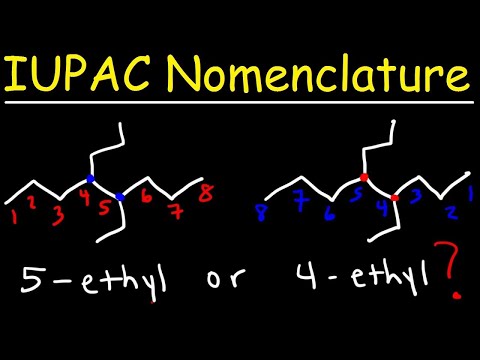 IUPAC Nomenclature of Alkanes - Naming Organic Compounds Video