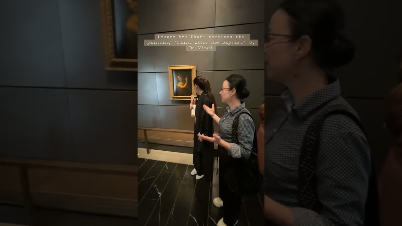 Louvre Abu Dhabi receives the painting Saint John the Baptist by Da Vinci #motivation #moroccan