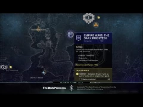 The BEST Dark Priestess Boss Cheese Spot | Empire Hunt | Destiny 2