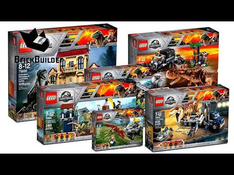 COMPILATION ALL LEGO Jurassic World Fallen Kingdom 2018 - Speed Build fo Collectors