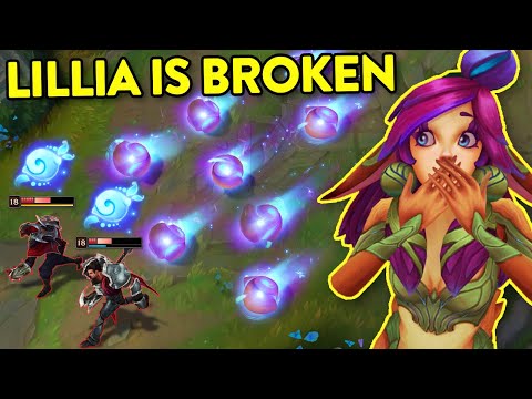 LEAGUE OF LILLIA MONTAGE - The Best Lillia Tricks & Outplays