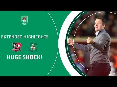 FC Exeter City 1-0 FC Luton Town   ( Carabao Cup 2...
