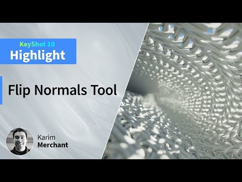 What's New In KeyShot 10 Webinar Highlight - Flip Normals Tool