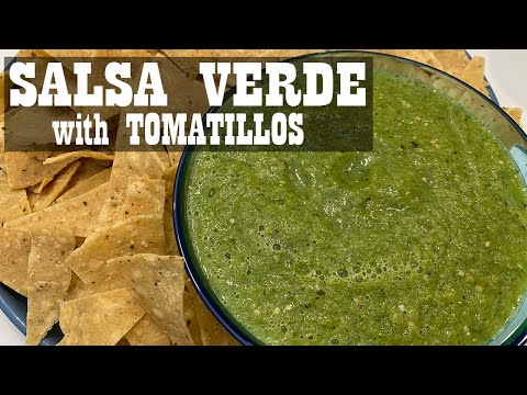 How to make Salsa Verde with Tomatillos