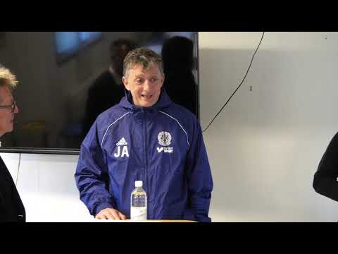 Presskonferens efter Landskrona BoIS - Oskarshamns AIK