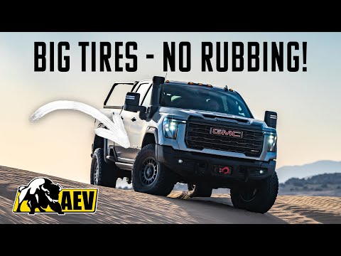 AEV 37" Tire Clearance Kit - 2024+ Chevy Silverado HD ZR2 Bison and GMC Sierra HD AT4X!