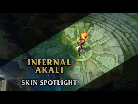 ► Infernal Akali ◀ League of Legends ▂ Skin Spotlight