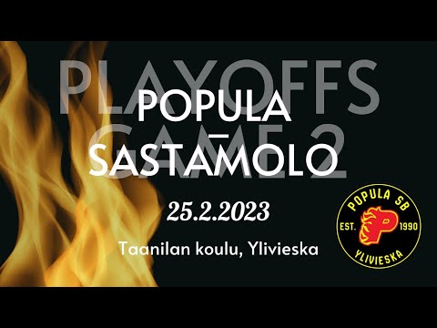 OTTELUKOOSTE: POPULA - SASTAMOLO / M2DIV PS PLAYOFFS 25.02.2023