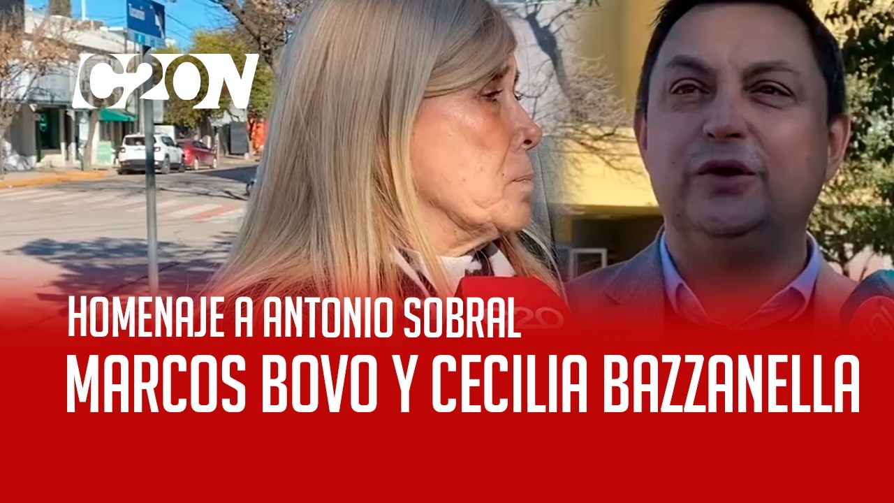 C20 Noticias | Homenaje a Antonio Sobral - Marcos Bovo y Cecilia Bazzanella