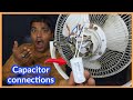 How To Connect Capacitor To Table Fan Table Fan Me Capacitor Kaise Lagaye Table Fan Repair