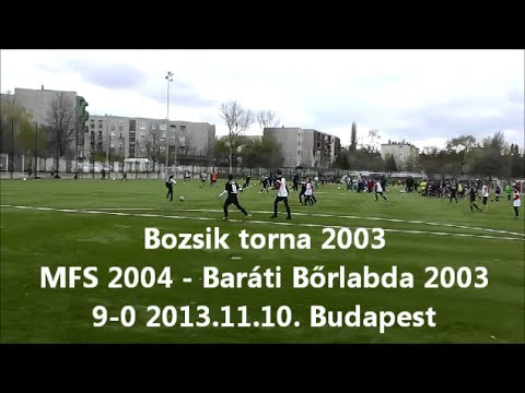 Bozsik torna U11 MFS 2004 - Baráti Bőrlabda 2003 9-0 2013.11.10.  Budapest