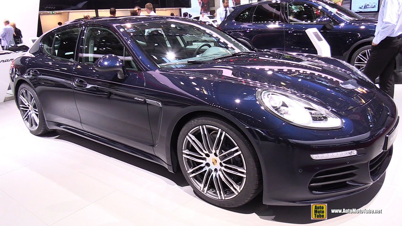 2015 Porsche Panamera Diesel - Exterior and Interior Walkaround - 2014 Paris Auto Show