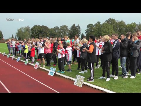 Regen stört uns nicht - Förderschulsportfest in Weida