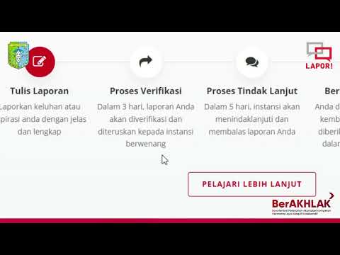 Cara Membuat Pengaduan pada SP4N LAPOR Di Lingkup Pemerintah