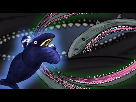 Beware of sharks as you escape the Bloop Diet, Space Whale! #animation